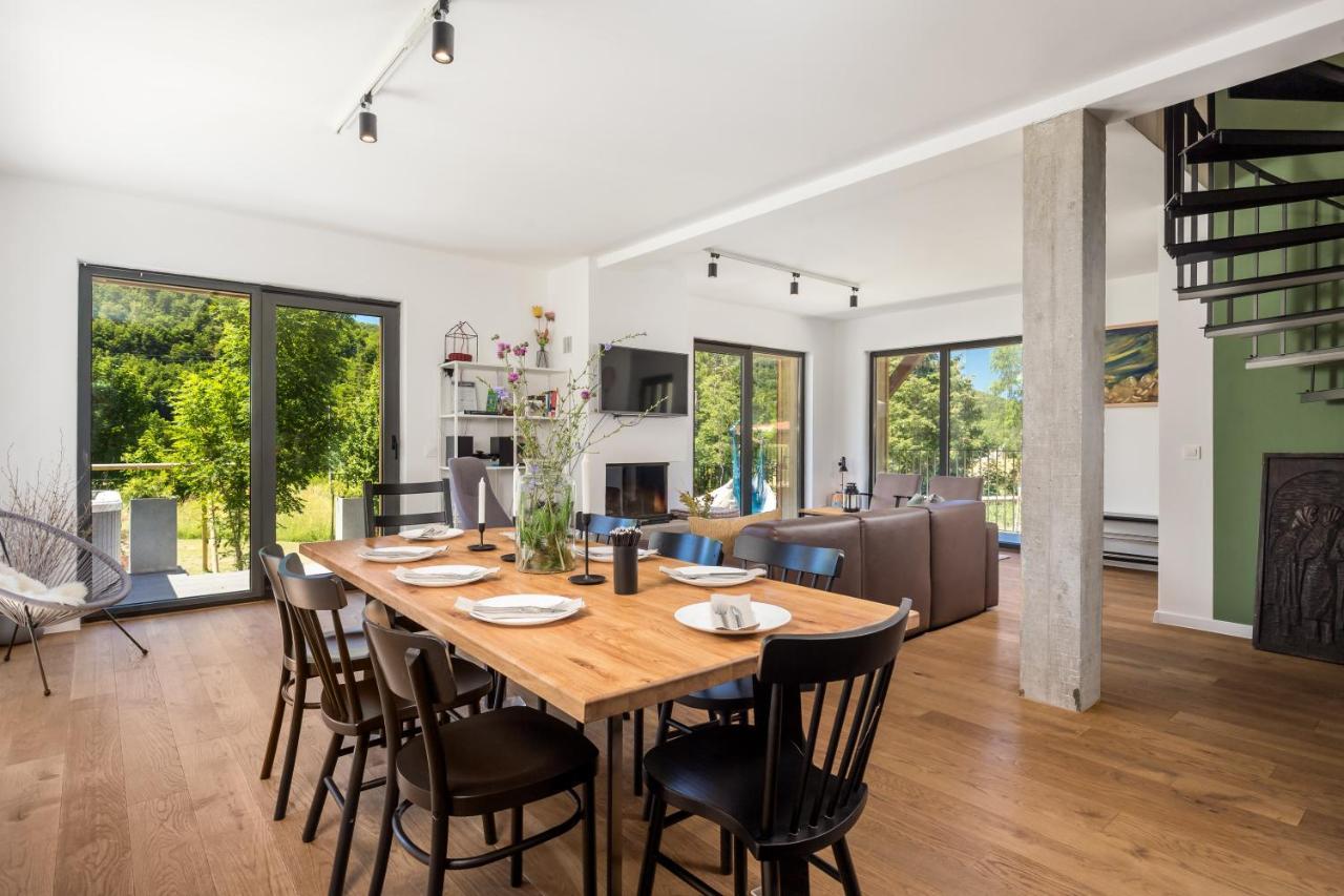 Modern Alpine Monsalbius Chalet Baske Ostarije 外观 照片